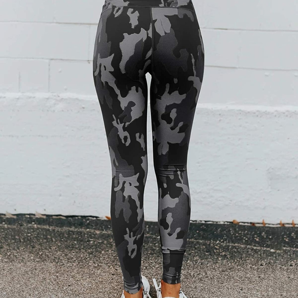 Ybenlow High Waist Camo Leggings - Picture 2 of 8
